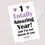 Funny Anniversary Card Husband Wife Partner Boyfriend Girlfriend