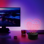 10th Wedding Anniversary Gifts for Her Him NEON LED Lamp