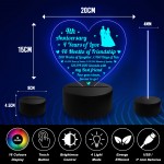 Wedding Anniversary Gifts for Her Him 3D Lamp Night Light