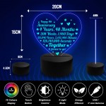 4th Wedding Anniversary Gifts for Her Him NEON LED Lamp