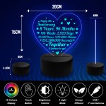 8th Wedding Anniversary Gifts for Her Him NEON LED Lamp