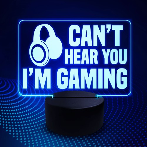 Novelty Gaming LED NEON Plaque 16 Colour Changing Sign