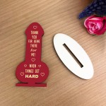 Funny Rude Thank You Partner Best Friend Gift Keepsake