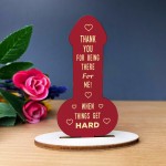 Funny Rude Thank You Partner Best Friend Gift Keepsake