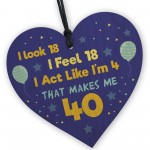 Funny 40th Birthday Gift For Women Men 40th Birthday Card