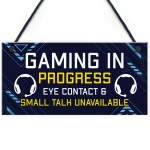 Gaming Sign 3 Pieces Bundle Gamer Boys Bedroom Birthday Gifts