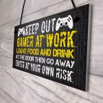 Gaming Sign 3 Pieces Bundle Gamer Boys Bedroom Birthday Gifts