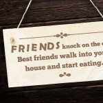 Funny BEST FRIEND PLAQUE Friendship Sign Gift For Him Her