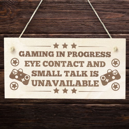 Gaming Door Signs Engraved Gaming Sign Funny Gaming Room