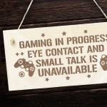 Gaming Signs For Boys Bedroom Engraved Hanging Plaque