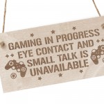 Gaming Signs For Boys Bedroom Engraved Hanging Plaque