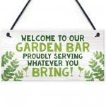 Garden Bar Sign Bundle 3 Pieces Garden Home Bar Shed Gifts