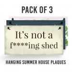 Summer House Signs 3 Pack Bundle Novelty Hanging Signs