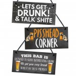 Funny Home Bar Sign BUNDLE Accessories For Home Pub Garden 