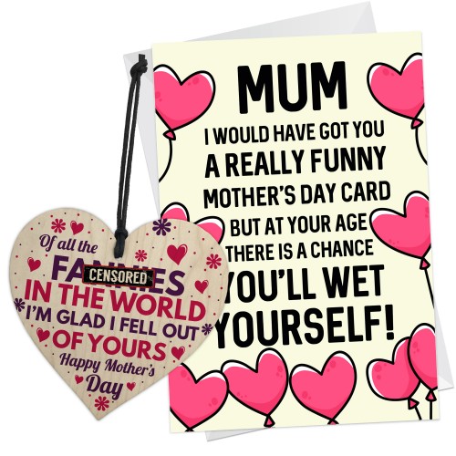 Funny Rude Mothers Day Gifts Novelty Heart Mothers Day Card