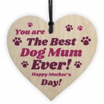 Mothers Day Card And Heart Gift From The Dog Funny Dog Mum Gift