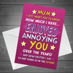 Funny Mothers Day Card And Heart Gift For Mum Birthday Card