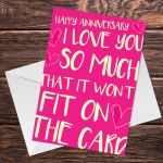 Funny Anniversary Card For Husband Boyfriend Husband Girlfriend