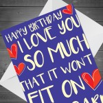 Birthday Card For Boyfriend Girlfriend Husband Wife Novelty