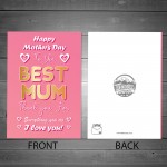 Mothers Day Card For Mum Novelty Card With Envelope