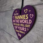 Funny Mothers Day Gift For Mum Novelty Wooden Heart Gift 