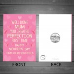 Funny Mothers Day Card From Son Daughter Novelty Card