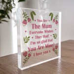 Gifts for Mum Birthday Gifts Acrylic Plaque Mum Gifts