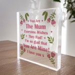 Gifts for Mum Birthday Gifts Acrylic Plaque Mum Gifts