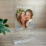 Personalised Mother And Daughter Photo Plaque Gift Birthday