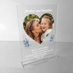 Personalised Mother And Daughter Photo Plaque Gift Birthday