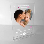 Personalised Song Plaque Mothers Day Gift Mum and Daughters Gift