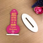 Funny Friendship Plaque Joke Novelty Birthday Gift For Friend