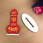 Rude Anniversary Gifts For Him Wooden Plaque Gift For Boyfriend