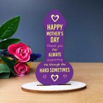 Thank You Gift For Mum On Mothers Day Wood Plaque Funny