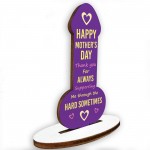 Thank You Gift For Mum On Mothers Day Wood Plaque Funny