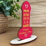 Funny Mothers Day Gifts For Mum Plaque Mothers Day Gift Idea