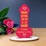 Funny Mothers Day Gifts For Mum Plaque Mothers Day Gift Idea