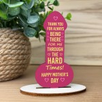 Funny Mothers Day Gifts For Mum Wooden Heart Daughter Son Gift