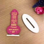 Funny Mothers Day Gifts For Mum Wooden Heart Daughter Son Gift