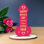 Funny Mothers Day Gift From Son Wood Plaque Joke Humour