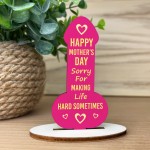 Funny Mothers Day Gift From Son Daughter Wood Plaque Joke