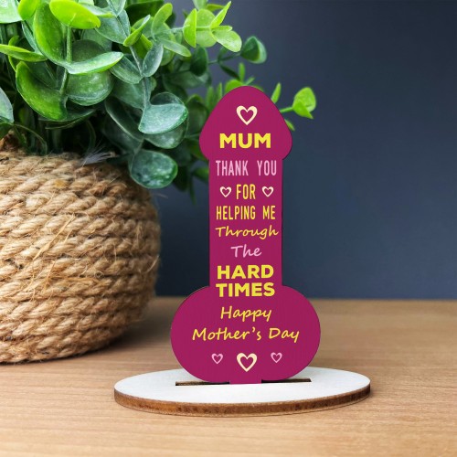 Mum Gifts From Daughter Son Mothers Day Gifts Funny Wood Plaque 