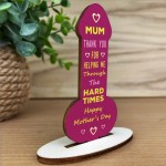 Mum Gifts From Daughter Son Mothers Day Gifts Funny Wood Plaque 