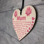 Mothers Day Gifts For MUM Wood Heart Mum Gifts From Daugher Son