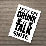 Novelty Alcohol Plaque Bar Signs For Home Bar Man Cave Print