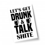 Novelty Alcohol Plaque Bar Signs For Home Bar Man Cave Print