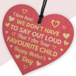 Mothers Day Card And Heart Novelty Bundle Funny Mum Gifts