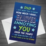 Funny Dad Card From Daughter Son Birthday Fathers Day Bundle