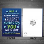 Funny Dad Card From Daughter Son Birthday Fathers Day Bundle