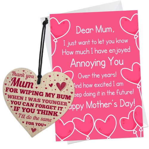 Funny Mothers Day Gift Humour Mothers Day Card From Daughter Son